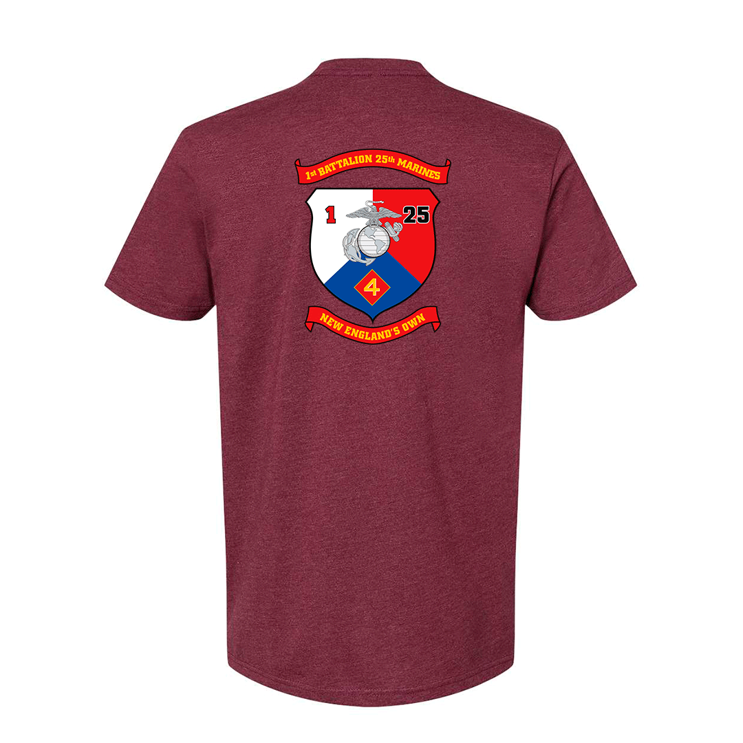 1st Battalion 25th Marines Unit "New England's Own" Shirt