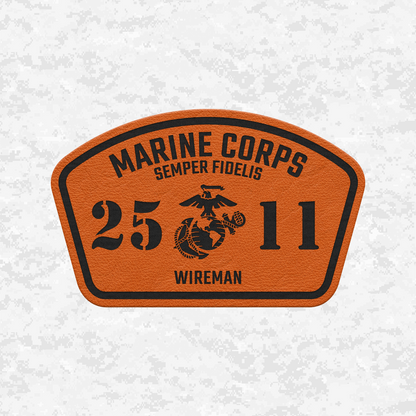 MOS 2511 Wireman | Leather Patch | Velcro Backed