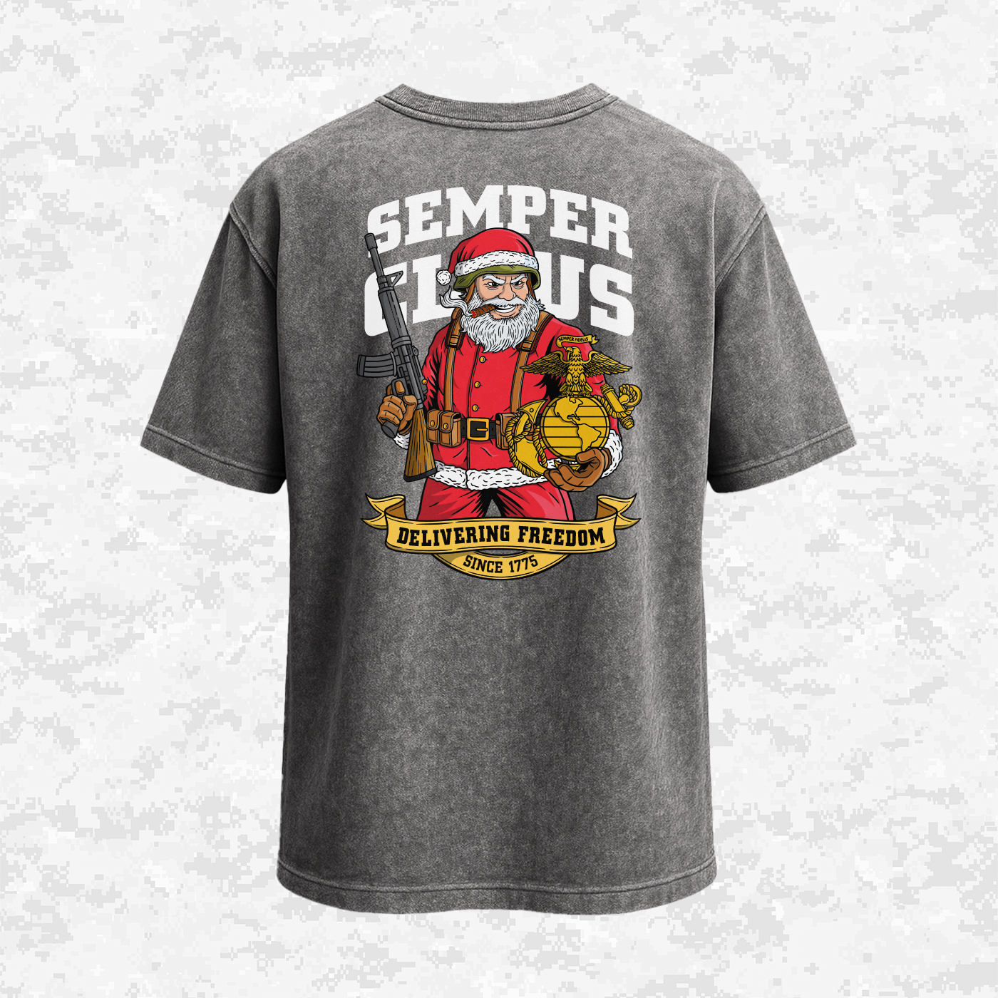 Semper Claus | Delivering Freedom | Oversize T-shirt