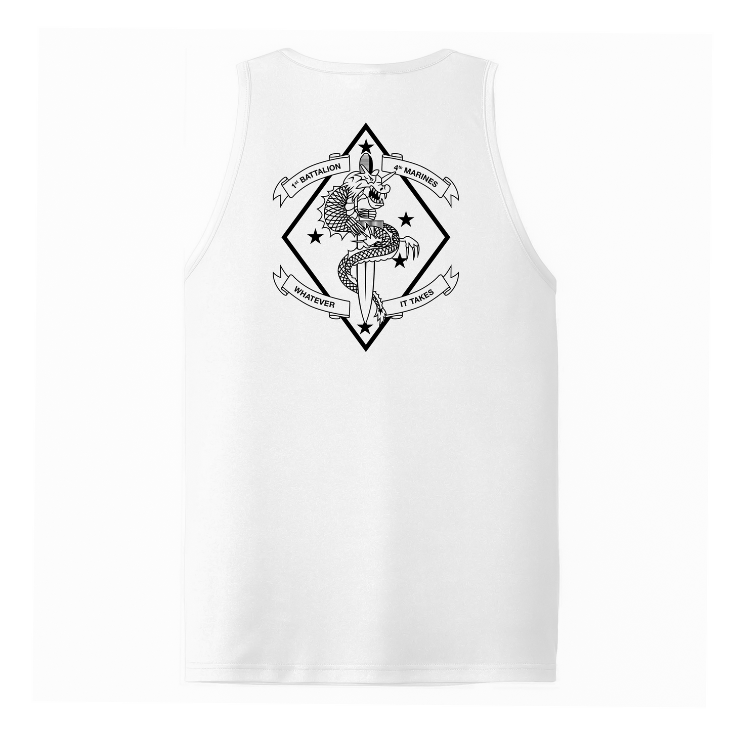 1st Battalion 4th Marines Unit "The China Marines" DRIFIT Sleeveless, Tank, Sleeveless Hoodie