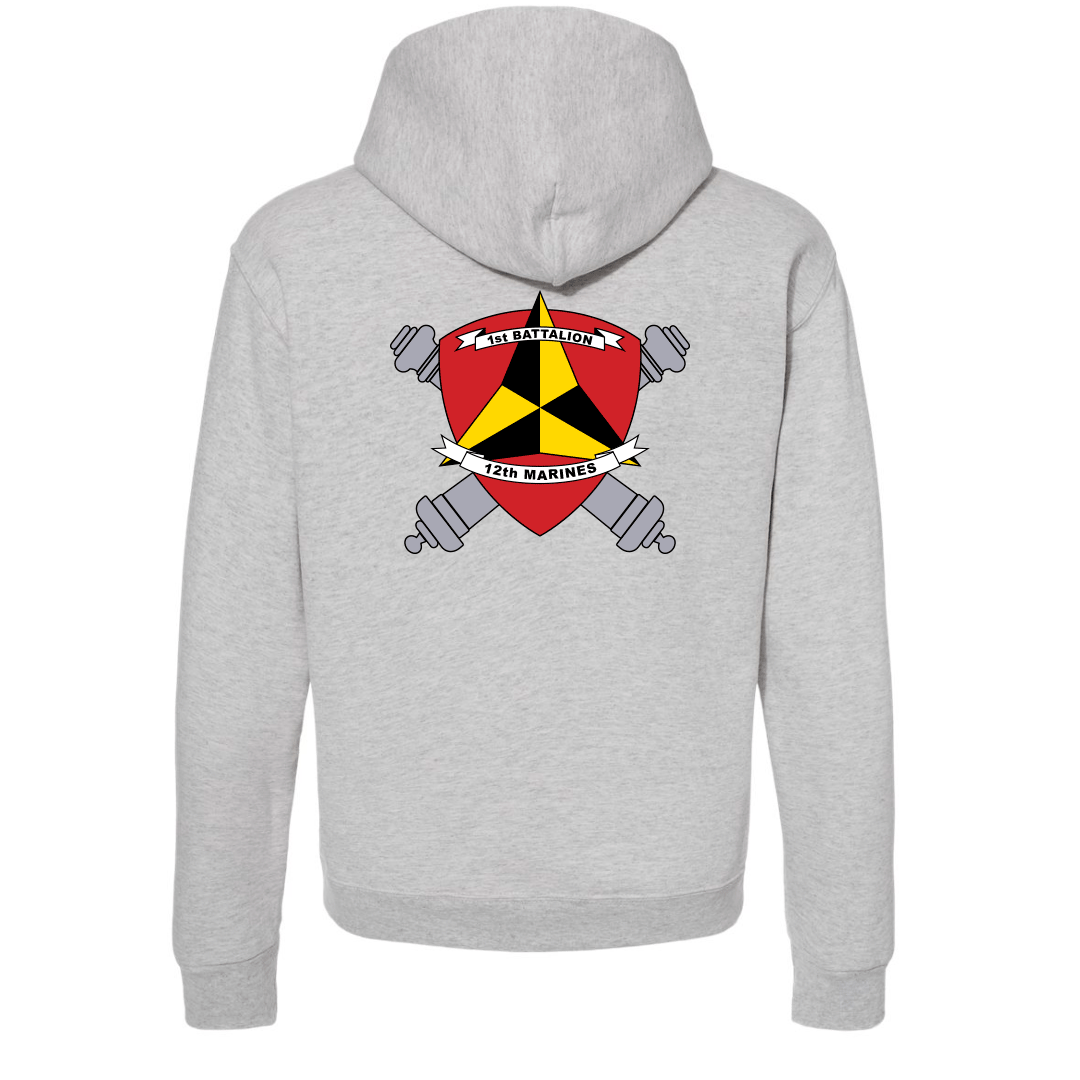 1st Battalion 12th Marines Unit "Spartans" Hoodie