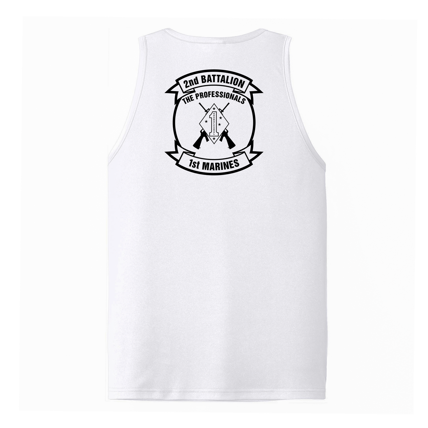 2nd Battalion 1st Marines Unit "The Professionals" DRIFIT Sleeveless, Tank, Sleeveless Hoodie