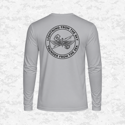 4th ANGLICO | Lightning From The Sky, Thunder From The Sea | DRIFIT Long sleeve, Hoodie