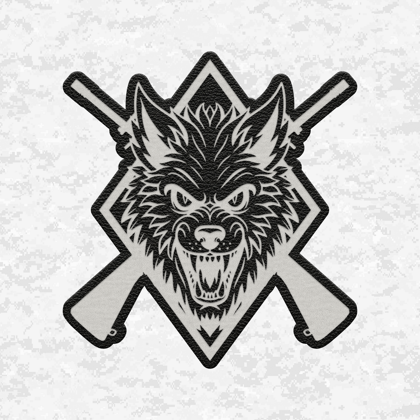 Tactical Werewolf Halloween Edition | Leather Patch | Velcro Backed