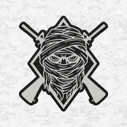 Tactical Mummy Halloween Edition | Leather Patch | Velcro Backed