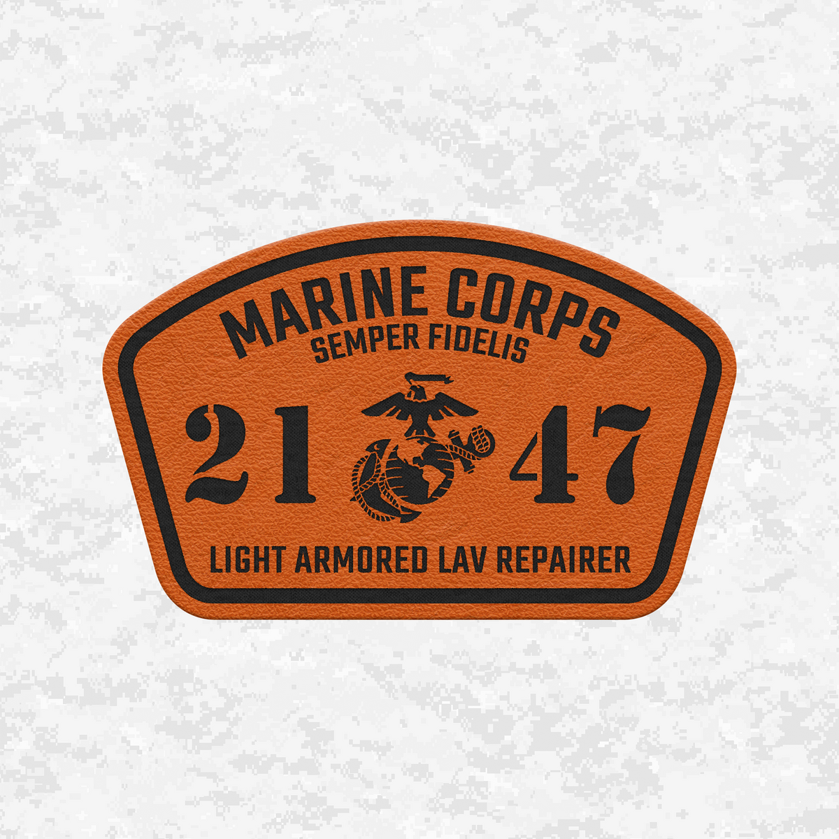 MOS 2147 Light Armored LAV Repairer | Leather Patch | Velcro Backed