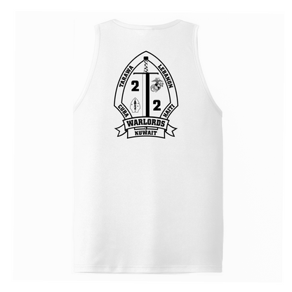 2nd Battalion 2nd Marines Unit "Warlords" #3 DRIFIT Sleeveless, Tank, Sleeveless Hoodie