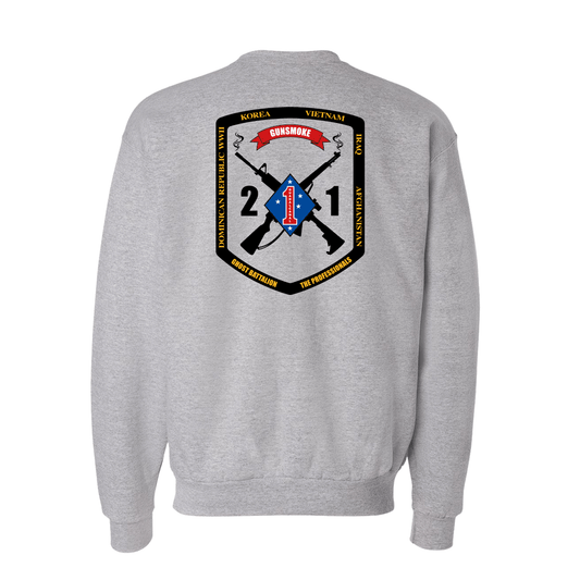 2nd Battalion 1st Marines Unit "Gunsmoke" Sweatshirt