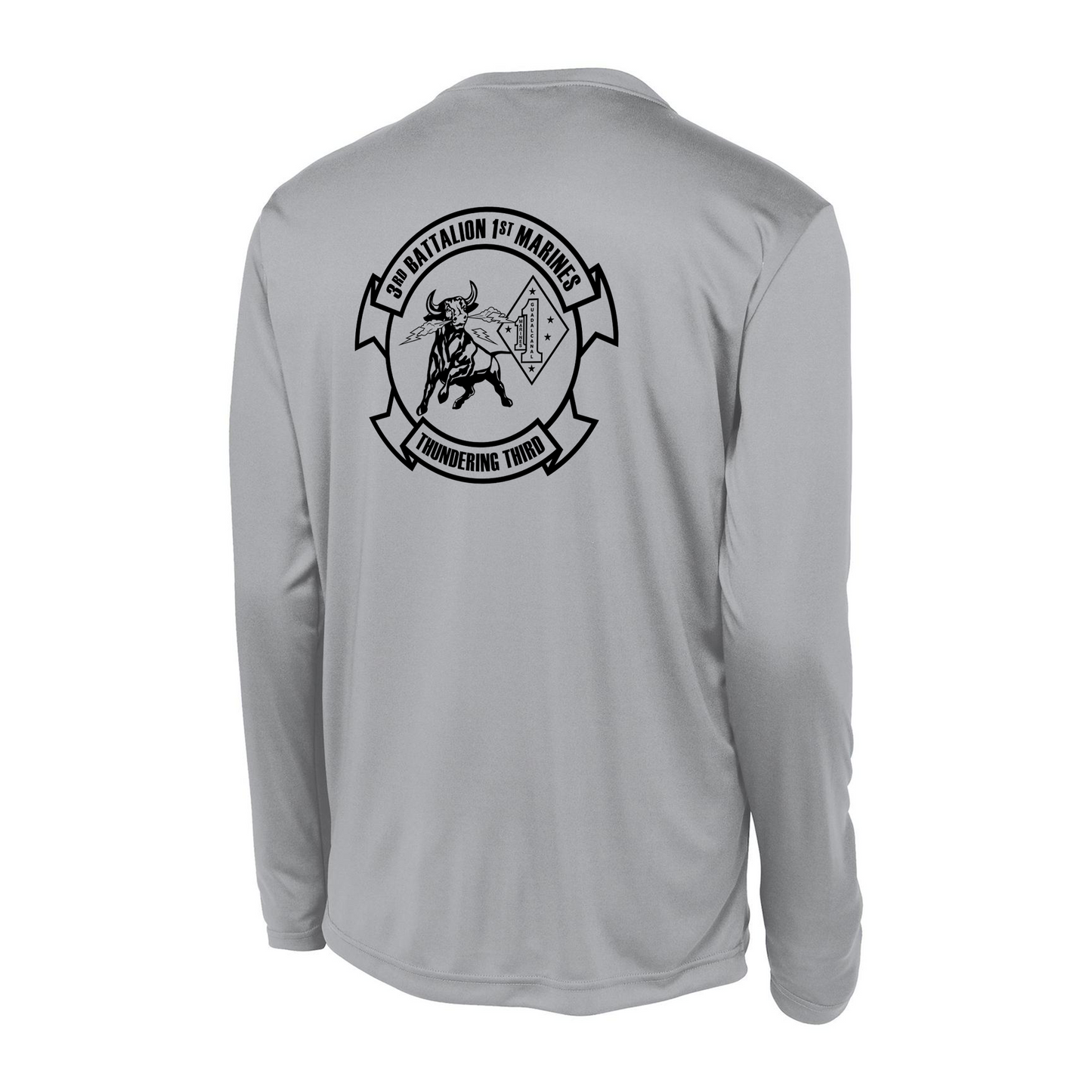 3rd Battalion 1st Marines Unit "Thundering Third" DRIFIT Long sleeve, Hoodie