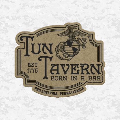 Tun Tavern Est 1775 | Leather Patch | Velcro Backed