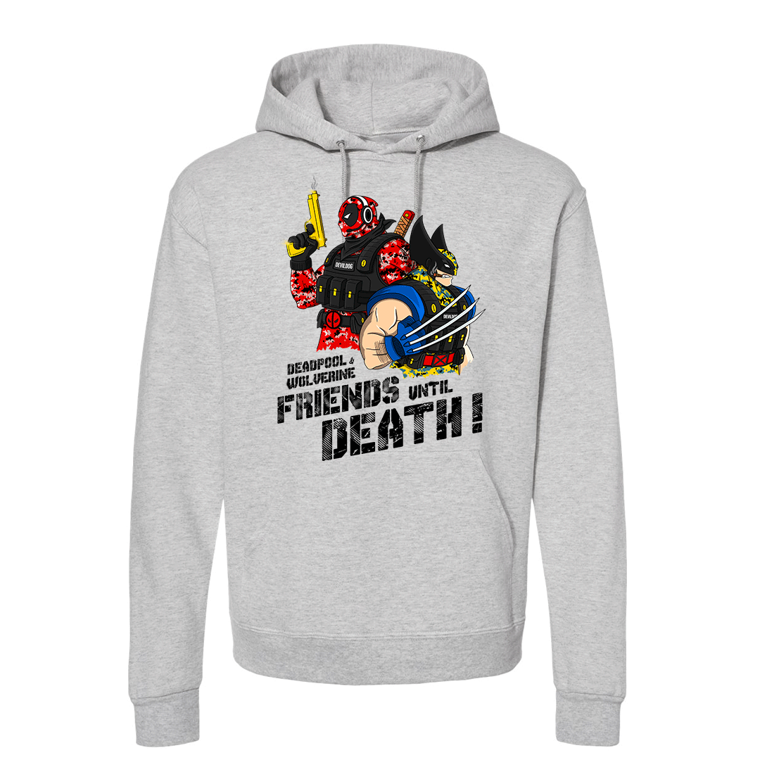 "Friends until Death" Deadpool & Wolverine Hoodie