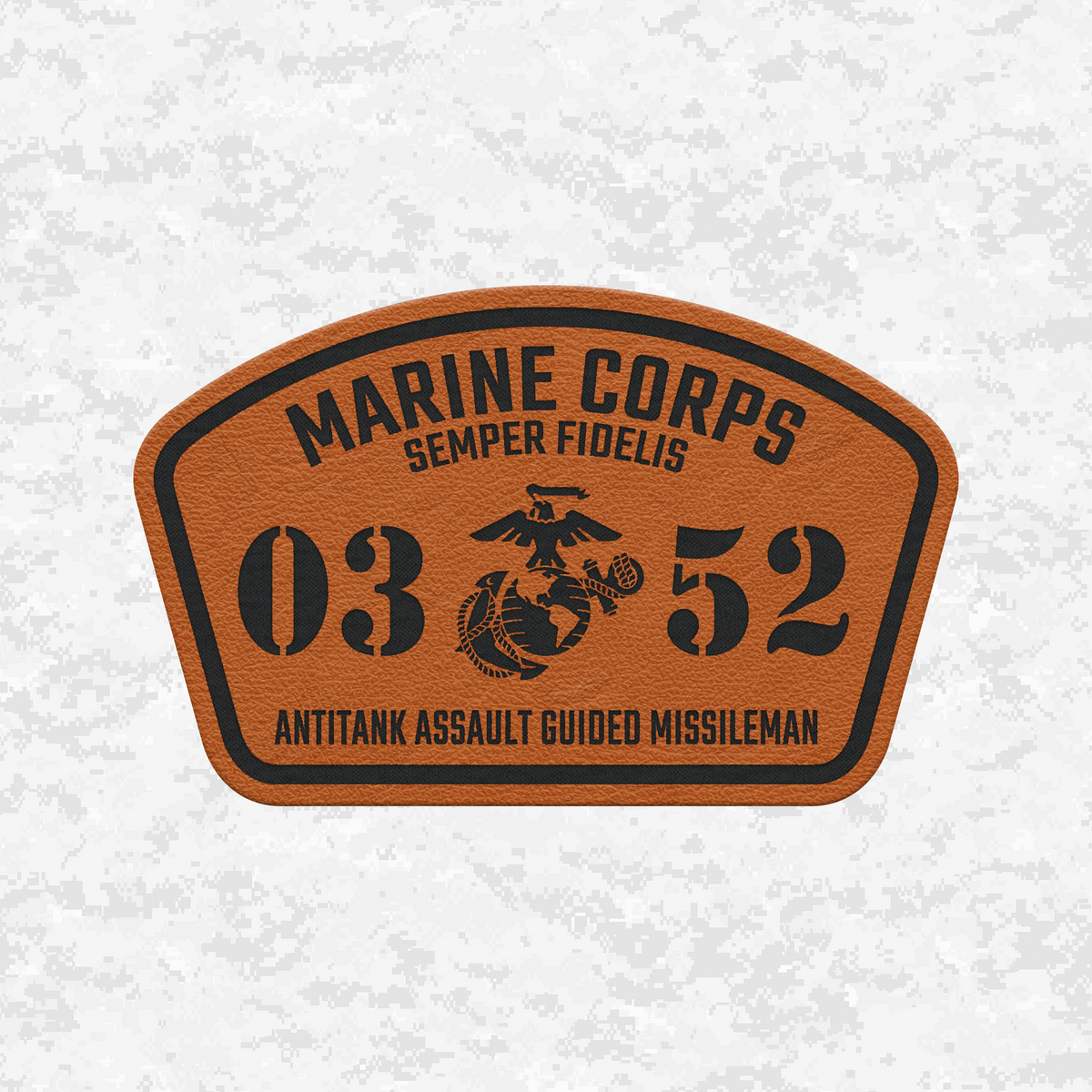 MOS 0352 Antitank Missileman | Leather Patch | Velcro Backed