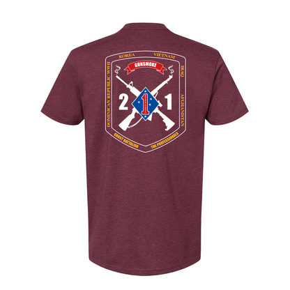 2nd Battalion 1st Marines Unit "Gunsmoke" | T-shirt