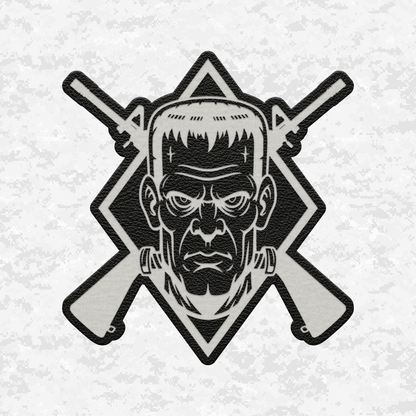 Tactical Frankenstein Halloween Edition | Leather Patch | Velcro Backed