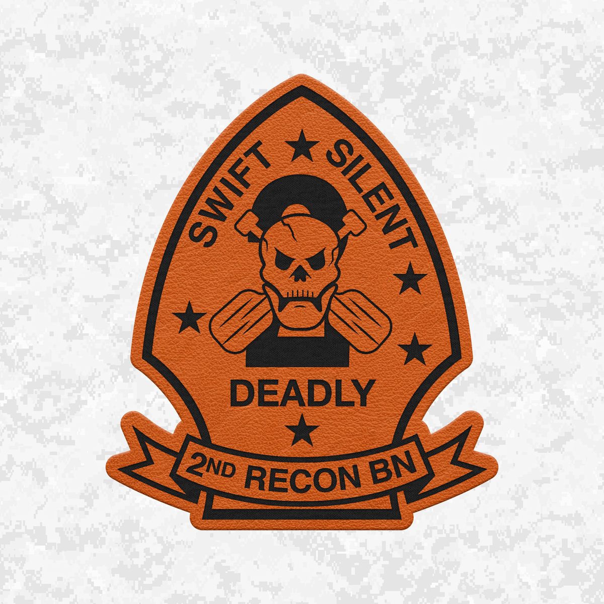 2nd Reconnaissance Battalion Unit ¨Chimera¨ | Leather Patch | Velcro Backed