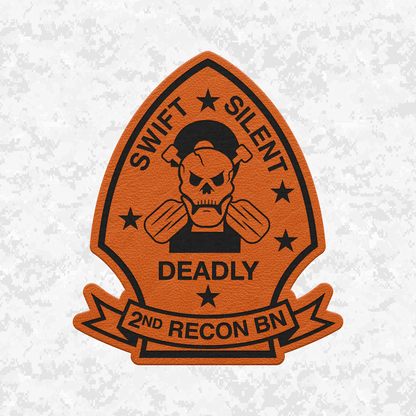 2nd Reconnaissance Battalion Unit ¨Chimera¨ | Leather Patch | Velcro Backed