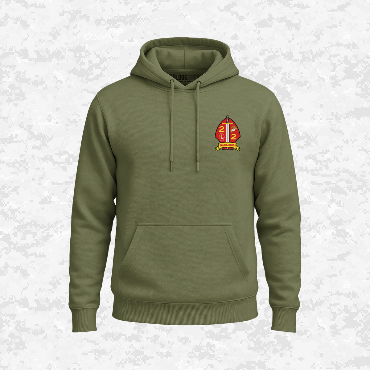 2nd Battalion 2nd Marines Unit "Warlords" Classic Edition #3 | Hoodie