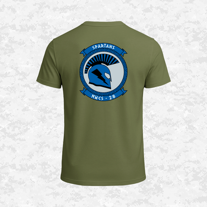 MWCS-28 | SPARTANS | Marine Wing Communications Squadron 28 | T-shirt