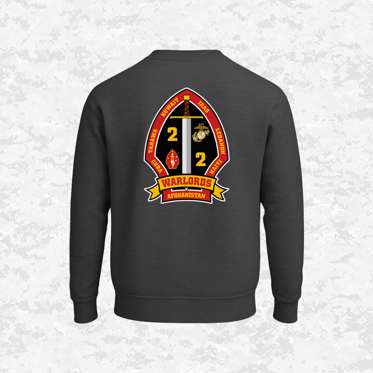 2nd Battalion 2nd Marines Unit "Warlords" #2 | Sweatshirt