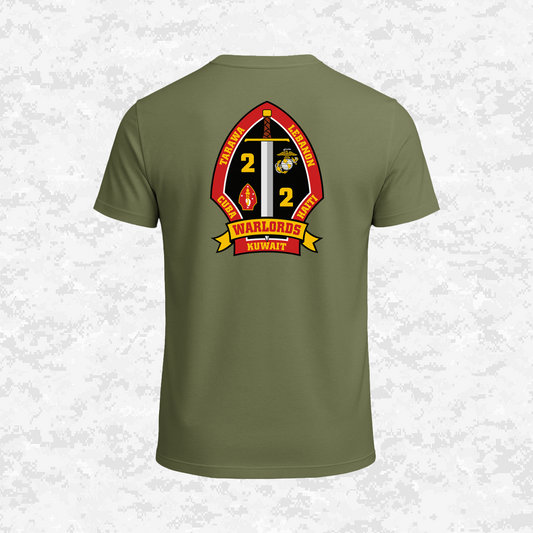 2nd Battalion 2nd Marines Unit "Warlords" #4 | T-shirt