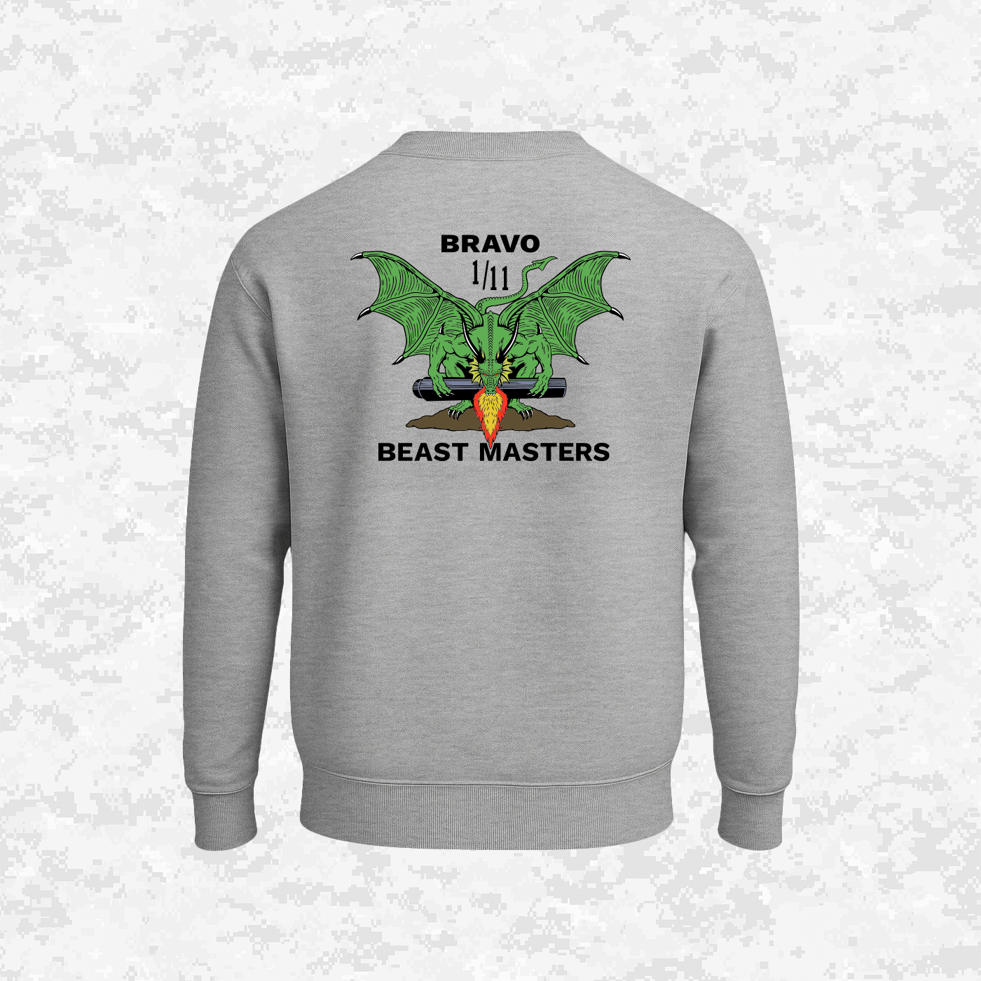 1st Bn 11th marines Bravo "Beast Masters" | Sweatshirt