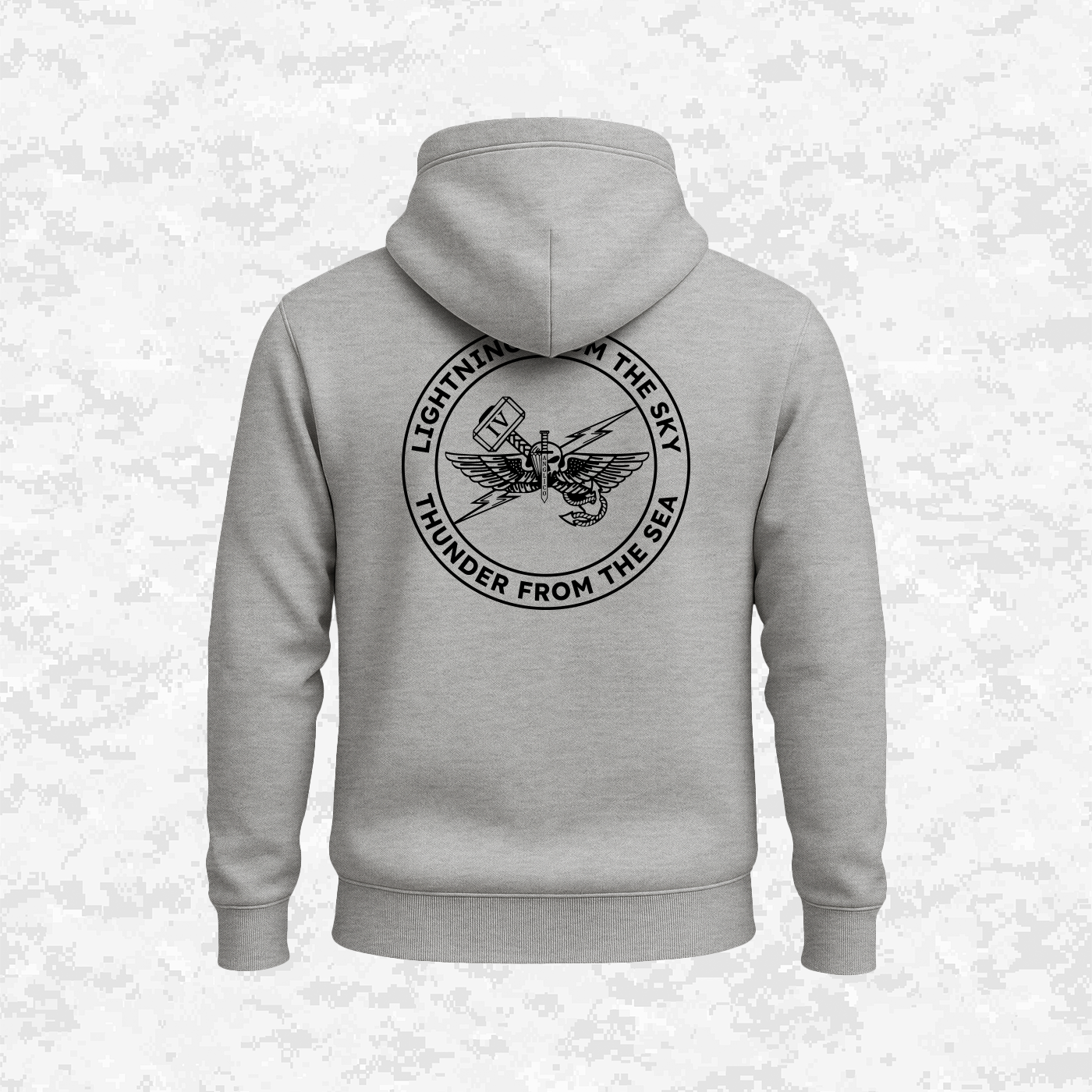 4th ANGLICO | Lightning From The Sky, Thunder From The Sea | Hoodie