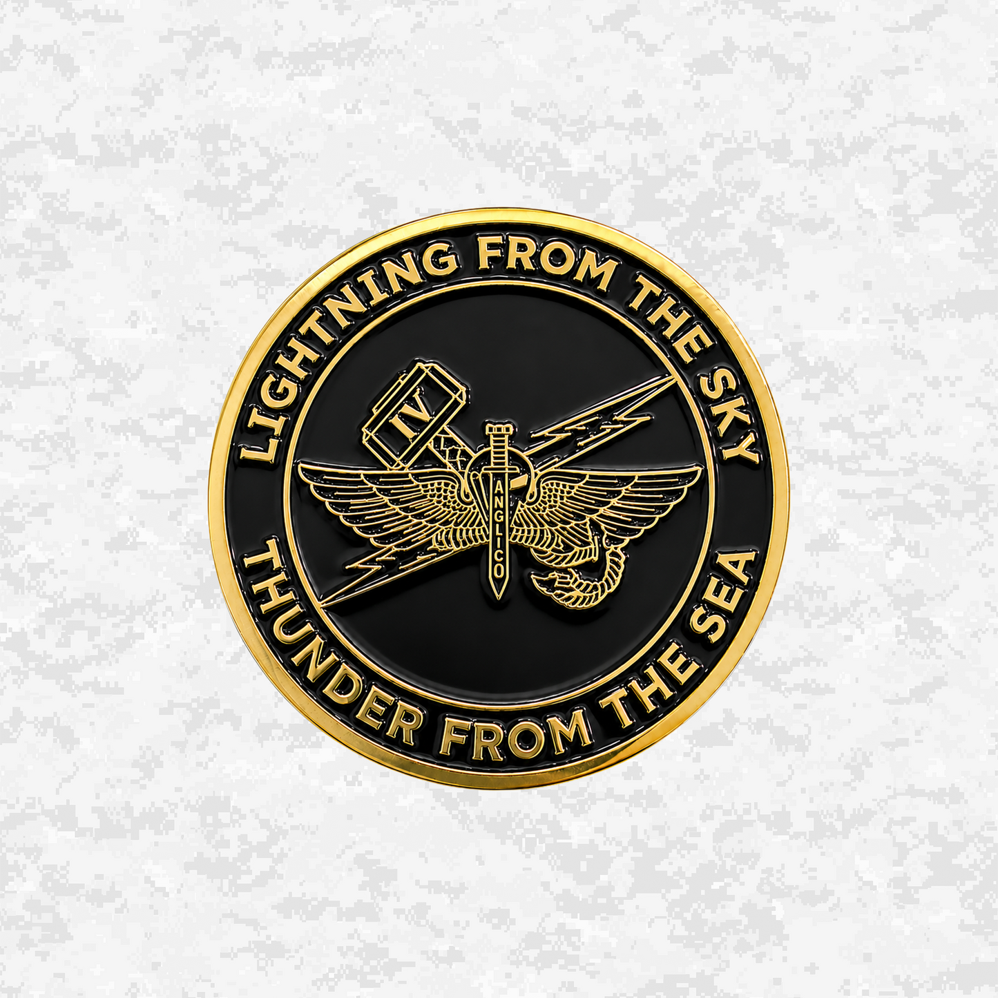 4th ANGLICO | Challenger Coin | 2-inch
