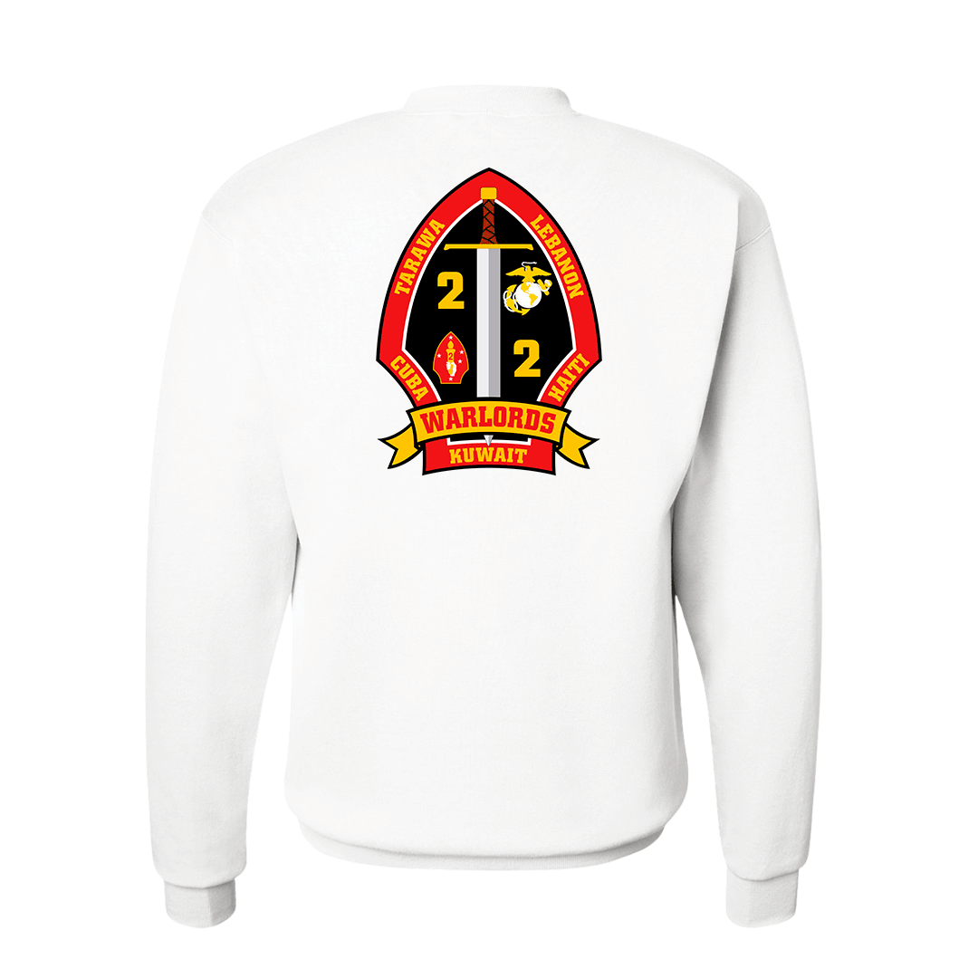 2nd Battalion 2nd Marines Unit "Warlords" Sweatshirt #3