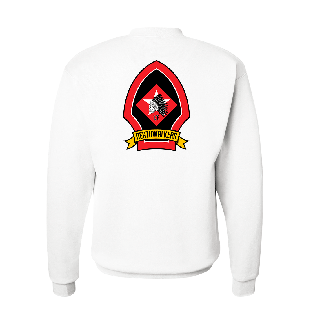 1st Battalion 6th Marines Unit "1/6 Hard" Sweatshirt