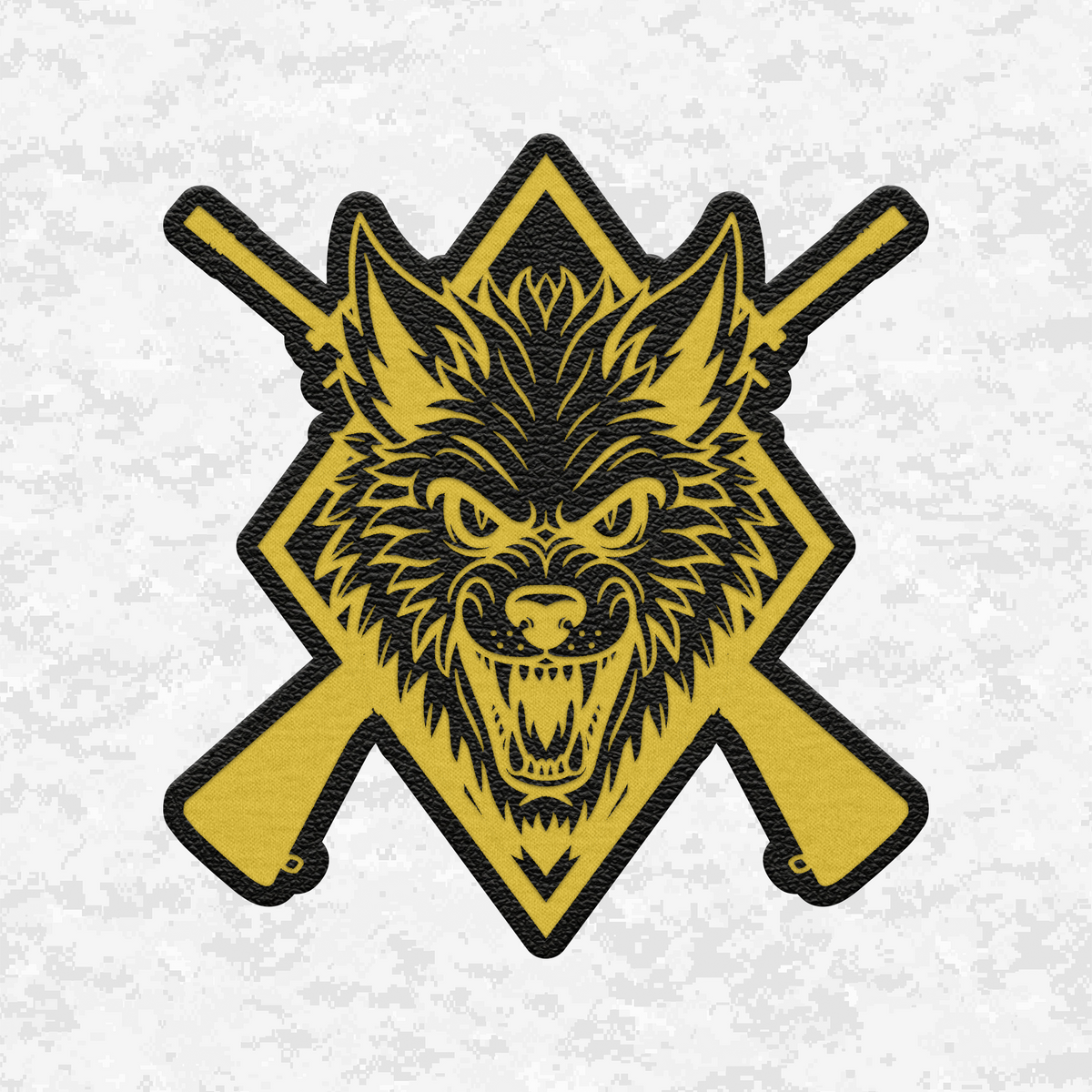 Tactical Werewolf Halloween Edition | Leather Patch | Velcro Backed