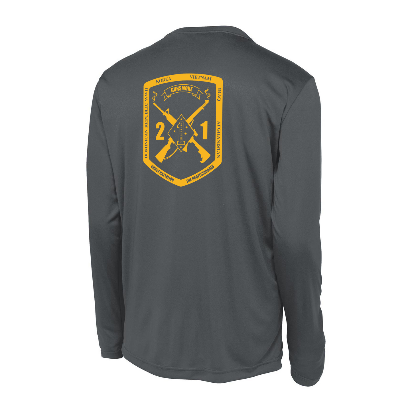 2nd Battalion 1st Marines Unit "Gunsmoke" DRIFIT Long sleeve, Hoodie