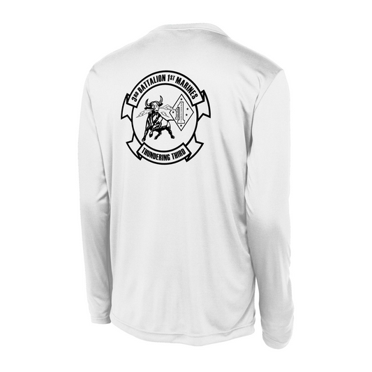 3rd Battalion 1st Marines Unit "Thundering Third" DRIFIT Long sleeve, Hoodie