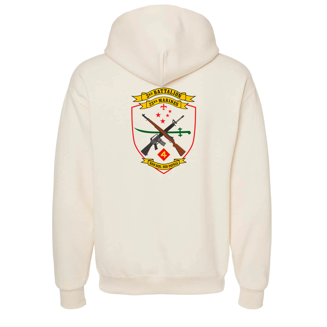 3rd Battalion 23rd Marines Unit "Lone Wolves" Hoodie