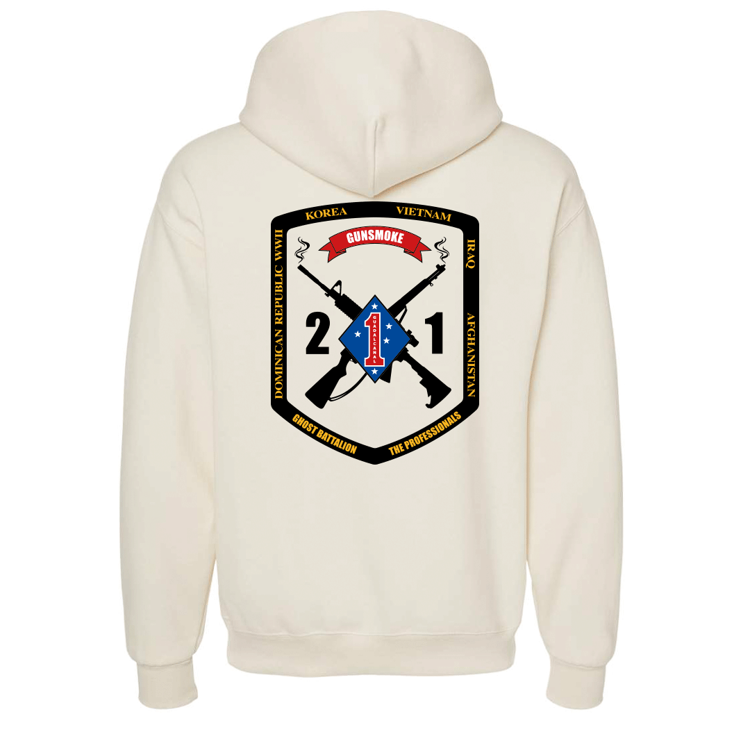 2nd Battalion 1st Marines Unit "Gunsmoke" Hoodie