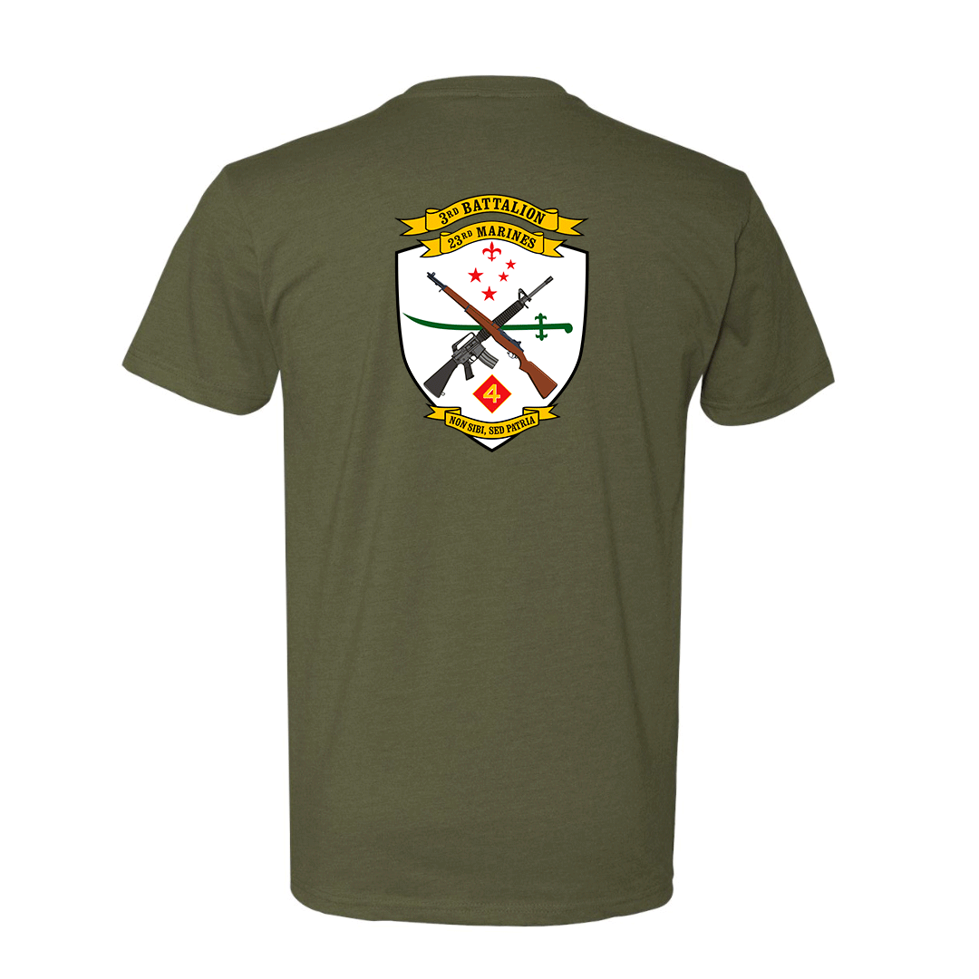 3rd Battalion 23rd Marines Unit "Lone Wolves" Shirt