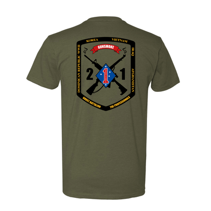 2nd Battalion 1st Marines Unit "Gunsmoke" | T-shirt