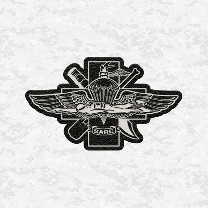 SARC Special Amphibious Reconnaissance Corpsman | Leather Patch | Velcro Backed