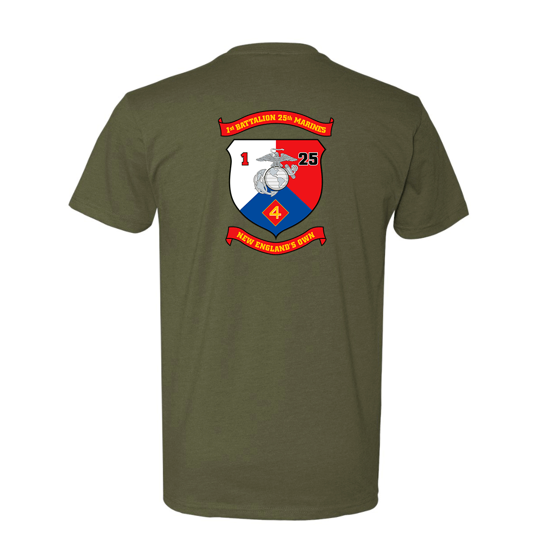 1st Battalion 25th Marines Unit "New England's Own" Shirt