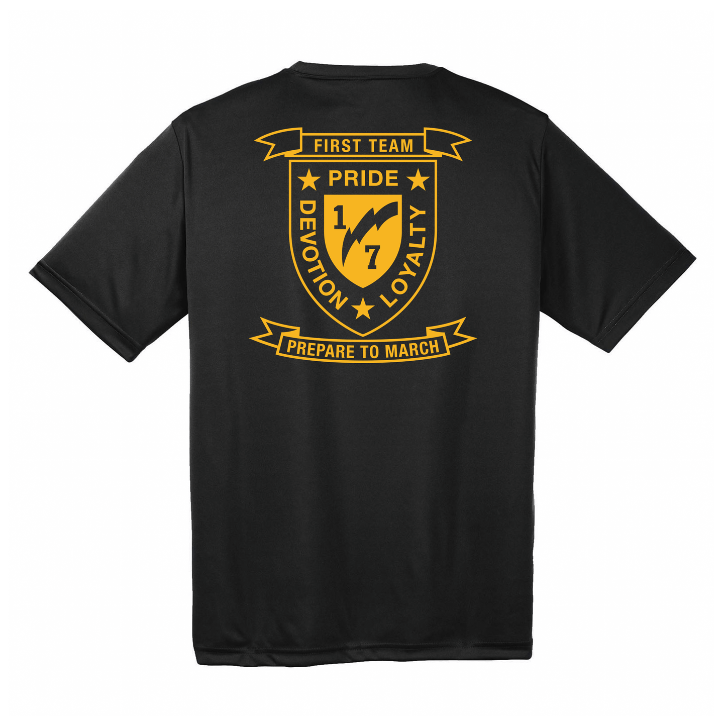 1st Battalion 7th Marines Unit "First Team" Drifit Shirt