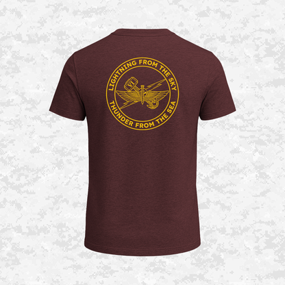 6th ANGLICO | Lightning From The Sky, Thunder From The Sea | T-shirt