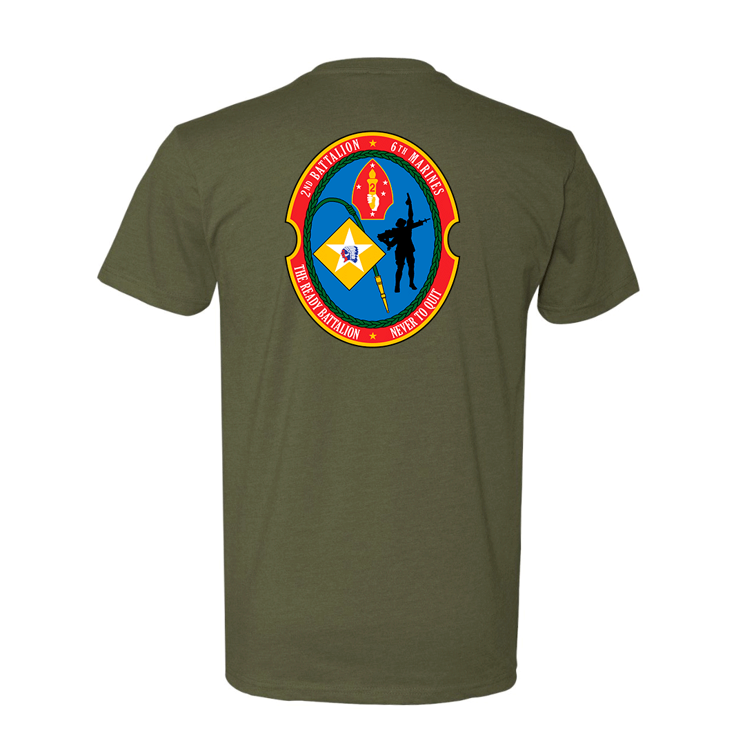 2nd Battalion 6th Marines Unit "The Ready Battalion" Shirt
