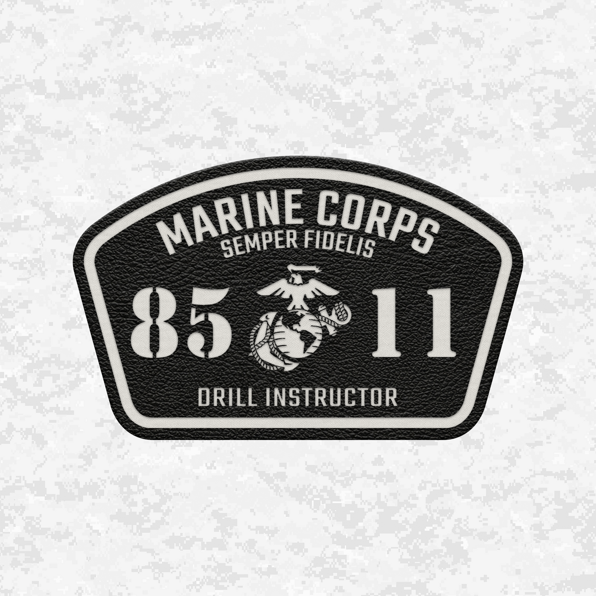 MOS 8511 Drill Instructor | Leather Patch | Velcro Backed