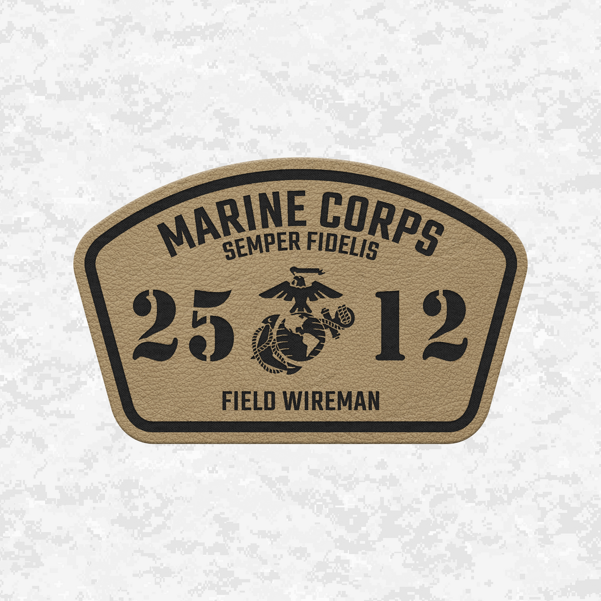 MOS 2512 Field Wireman | Leather Patch | Velcro Backed