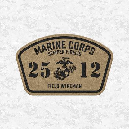MOS 2512 Field Wireman | Leather Patch | Velcro Backed