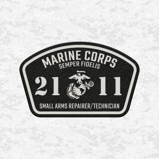 MOS 2111 Small Arms Repairer/Technician | Leather Patch | Velcro Backed