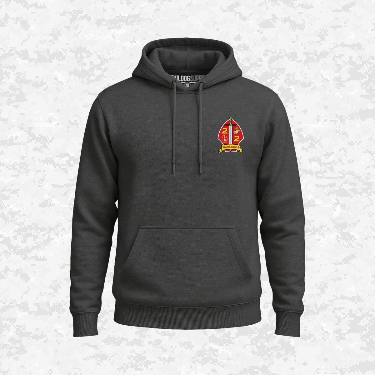 2nd Battalion 2nd Marines Unit "Warlords" Classic Edition #1 | Hoodie