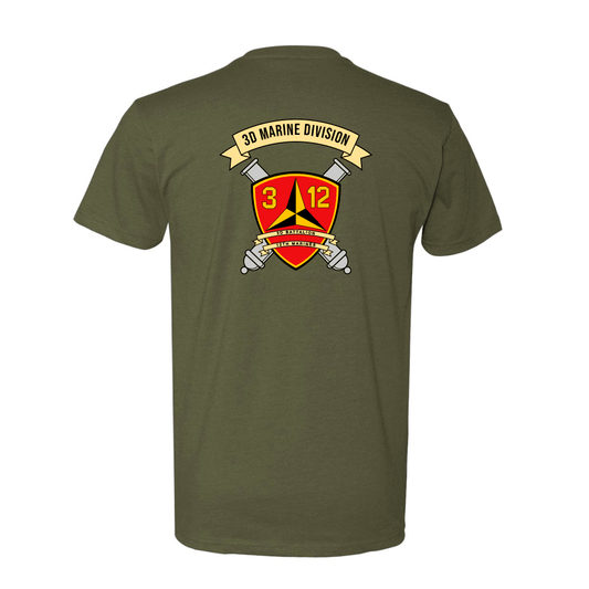 3rd Battalion 12th Marines Unit "Warriors of the Pacific" | T-shirt