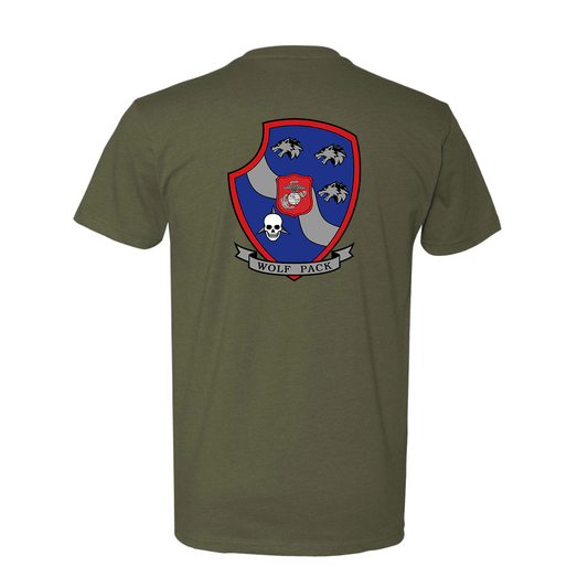 3rd Light Armored Reconnaissance Battalion "Wolfpack" | T-shirt