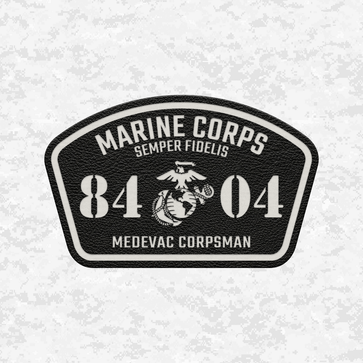 MOS HM-8404 Medevac Corpsman | Leather Patch | Velcro Backed