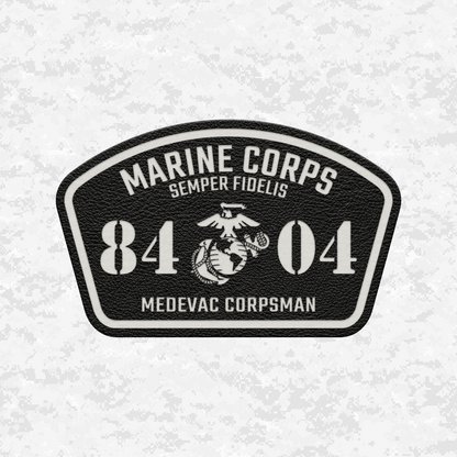 MOS HM-8404 Medevac Corpsman | Leather Patch | Velcro Backed